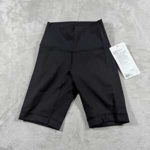 lululemon athletica Black High-Rise Bike Shorts